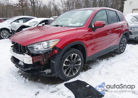 2016 Mazda Cx-5 Grand Touring из США, поврежденный, VIN JM3KE2DY4G0865156